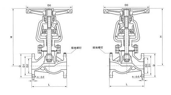 JY41W氧气截止阀(图1)
